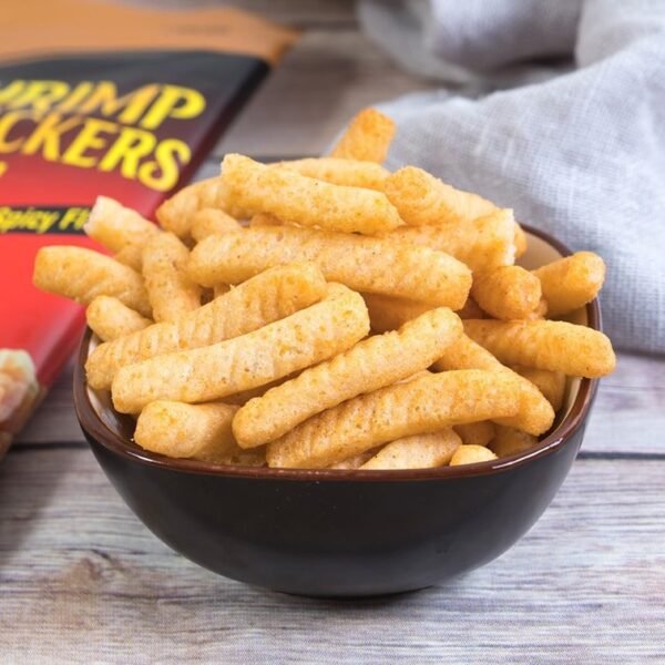 Hot & Spicy Shrimp Crackers Light & Crispy Seafood Snack 75g [Jennie's Pick]