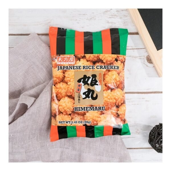 34c34d28ae9379a338549cebd41c394e_757x757.jpg Japanese Rice Crackers Mildly Spicy Flavor 98g