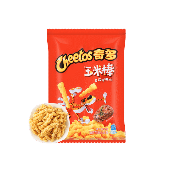Japanese-Style Grilled Steak Flavor Cheetos 6 Packs 300g