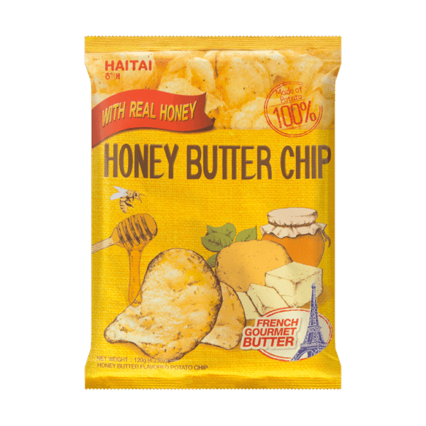Korean Honey Butter Potato Chips - Value Pack 120g