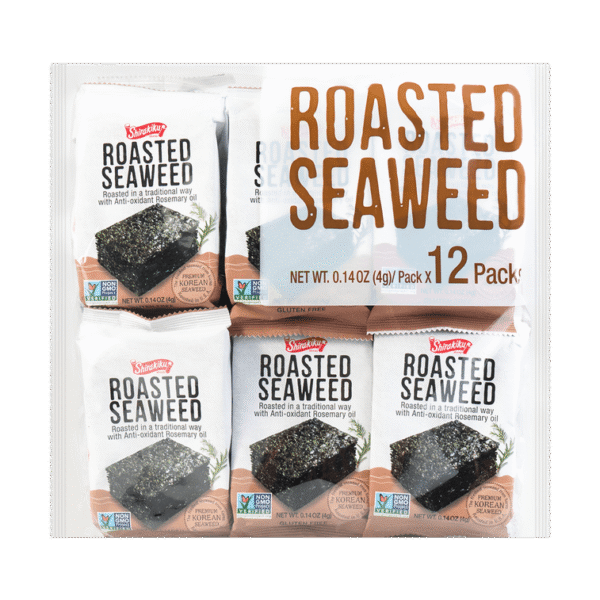 Roasted Seaweed - 12 Packs × 4g (Total 48g)