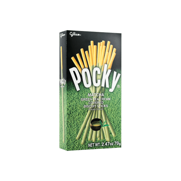 Matcha Pocky – Green Tea Flavour Cookie Sticks, 70g