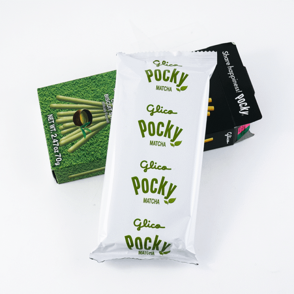Matcha Pocky – Green Tea Flavour Cookie Sticks, 70g